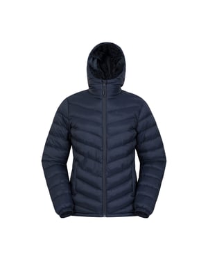 Mountain Warehouse Dames/dames Seizoenen Gewatteerd Jasje (Donkerblauw)