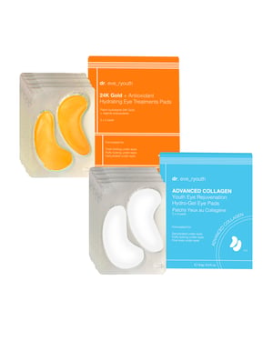 Jeugd Oogverjonging Hydro-gel Oogpads + 24K Goud + Antioxidant Hydraterende Oogbehandelingen Pads