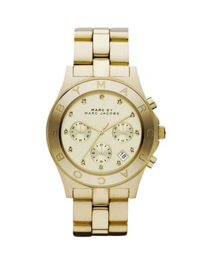 Marc Jacobs MBM3101 Goudkleurig dameshorloge