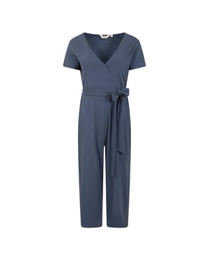 Mountain Warehouse Dames/Dames Santorini Wrap Jumpsuit (Blauw)