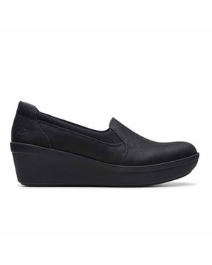 Clarks Step Rose Moon Damesschoenen Zwart