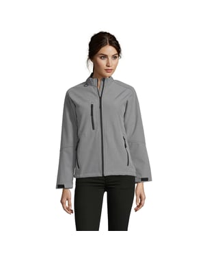 SOLS Dames/Dames Roxy Soft Shell Jas (Grijze Melange)