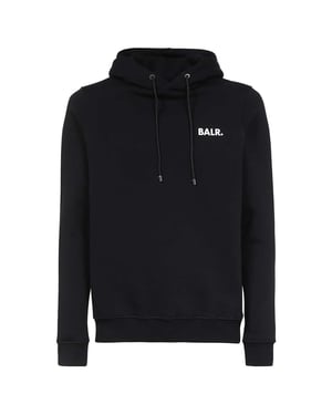 BALR. Hoodies Brand Straight Hoodie Zwart