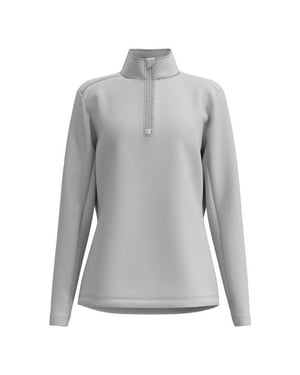 Forelson Dames/Dames Broadway Quarter Zip Golf Base Layer Top (Grijs)