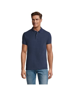 SOLS Heren Perfect Heather Poloshirt (Denim Heather)