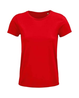SOLS Dames/dames Crusader Organisch T-shirt (Rood)