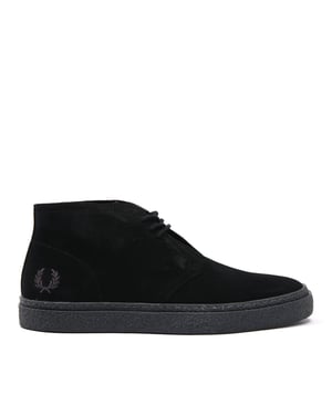 Men's Fred Perry Hawley Suede Chukka Boots in Black