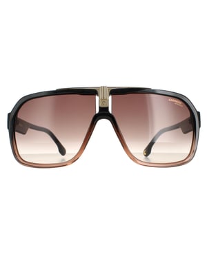 Carrera Aviator Mannen Zwart Bruin Bruin Gradient 1014/s