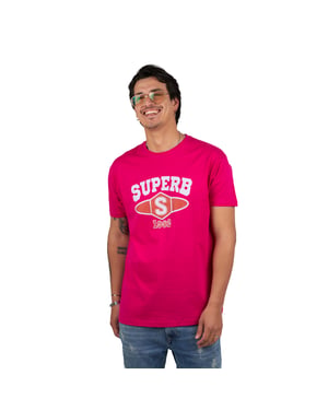 Universitair SPRBCA-2201 heren-T-shirt met korte mouwen en ronde hals