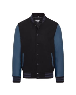 Letterman honkbalwollen leren Varsity-bomberjack - Genua