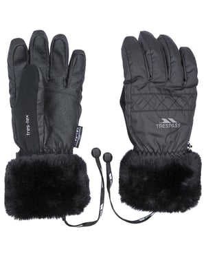 Trespass Vrouwen/dames Yanki-handschoenen (Zwart)