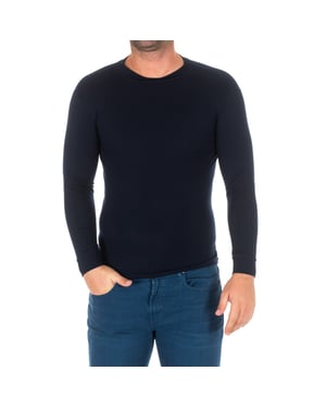 T-shirt met lange mouwen en halfhoge kraag 1625-H man
