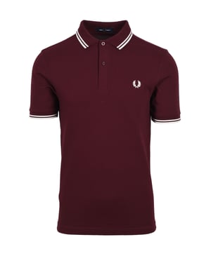 Fred Perry Twin Tipped Poloshirt in Bourgogne