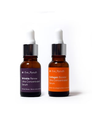 Collageen Booster Ultra Geconcentreerd Serum 15ml + Wrinkle Renew Ultra Geconcentreerd Serum 15ml