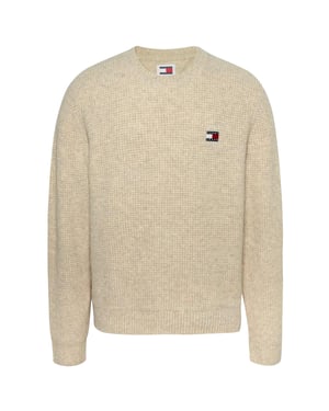 Tommy Jeans Sweaters Waffle Sweater Beige