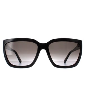 Salvatore Ferragamo SF1018S 001 zwart grijs gradiÃ«nt zonnebril