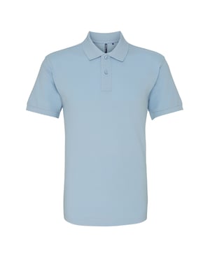 Asquith & Fox Heren Poloshirt met korte mouwen (Sky)