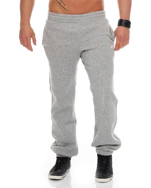 NIKE Heren Club Swoosh Cuff Joggingbroek in grijs