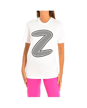 Dames-T-shirt met korte mouwen en ronde hals Z2T00164