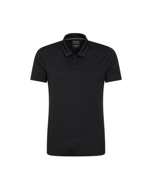 Mountain Warehouse Heren Endurance IsoCool Poloshirt (Zwart)