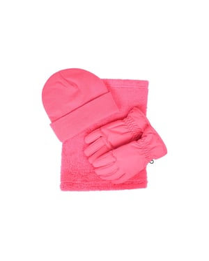 Mountain Warehouse Accessoireset voor kinderen (Set van 3) (Donkerroze)