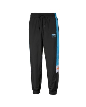 Puma x Tetris Heren Track Broek Getapete Grafische Logo Joggers 597137 01