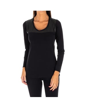 DB750 dames t-shirt met ronde hals en lange mouwen outdoor