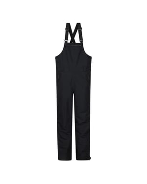 Mountain Warehouse Heren Eris Waterdichte Bib Front Skibroek (Zwart)
