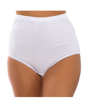 Damen-Höschen aus Baumwolle mit klassischem, unsichtbarem Effekt und ultraflacher Taille P01BM