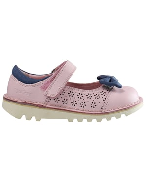 Kickers Strikje 2 Kinderen Roze Schoenen