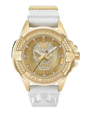 Philipp Plein The $kull Unisex Horloge Wit PWAAA1221