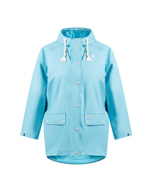 Schmuddelwedda Grote maat regenjas bridgeport Dames DONKER AQUA-280