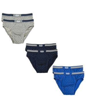 Set-6 Ademende stoffen slips met anatomische voorkant LP1004 kind