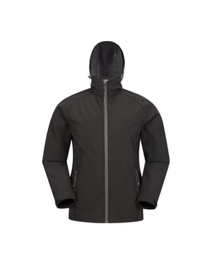Mountain Warehouse Heren Exodus Waterdichte Soft Shell Jas (Zwart)