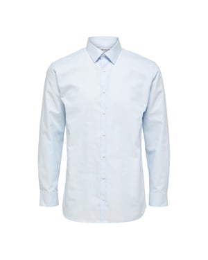 Selected Overhemden Regethan Classic Overhemd Lichtblauw Blauw