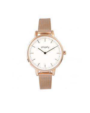 Vereenvoudig het 5800 mesh armbandhorloge