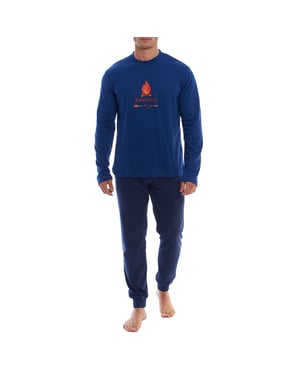 KLP4 Heren Lange Mouw Winterpyjama