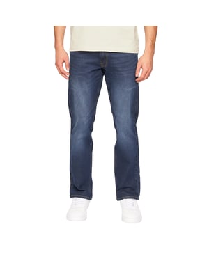 Crosshatch Heren Cadman Rechte Jeans (Donkere wasbeurt)