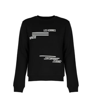 Les Hommes blouse Mannen zwart