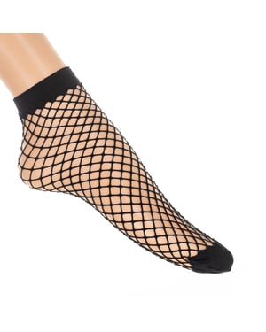 Pack-2 Korte Damessokken Grote Resistente Mesh 0508-CITY