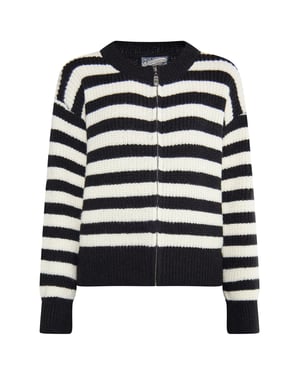 Dreimaster Vest Dames zwart en wit