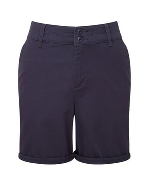 Asquith & Fox Dames/Dames Chino Lichtgewicht Shorts (Marine)