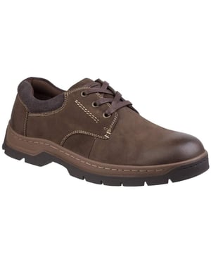 Cotswold Heren Dikke Houten Kant Op Nubuck Leder Vrijetijdschoen (Bruin)