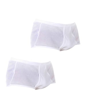 2er-Pack klassische Slips mit seitlicher Öffnung, Modell AS02335 für Herren