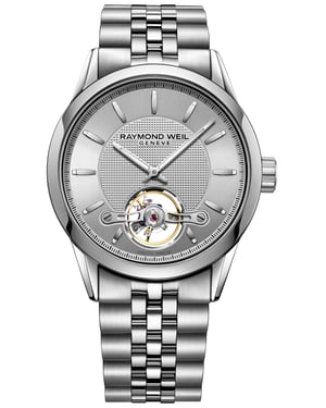 Raymond Weil Freelancer Heren Horloge Zilverkleurig 2780-ST-65001