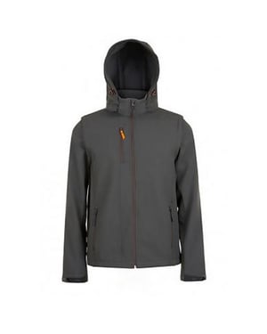 SOLS Herenslaapzak Pro Softshell Jacket (Houtskool)