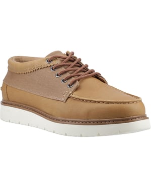 TOMS TRVL LITE Forrest Leer Heren Tan Veterschoenen
