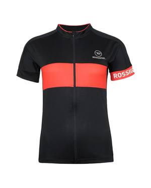 Rossignol Trui Heren Zwart/Rood Wielertop