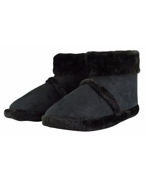 Slipper Snob - Herenlaarsjes met Memory Foam Zool - Zwart