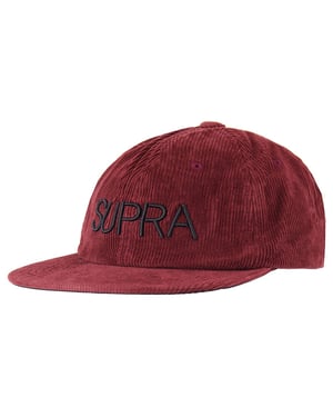 Supra wijnrood grafisch logo platte rand Discord pet C3092 554